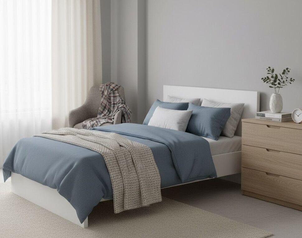 Кровать Симпл НМ 011.53-02 белый