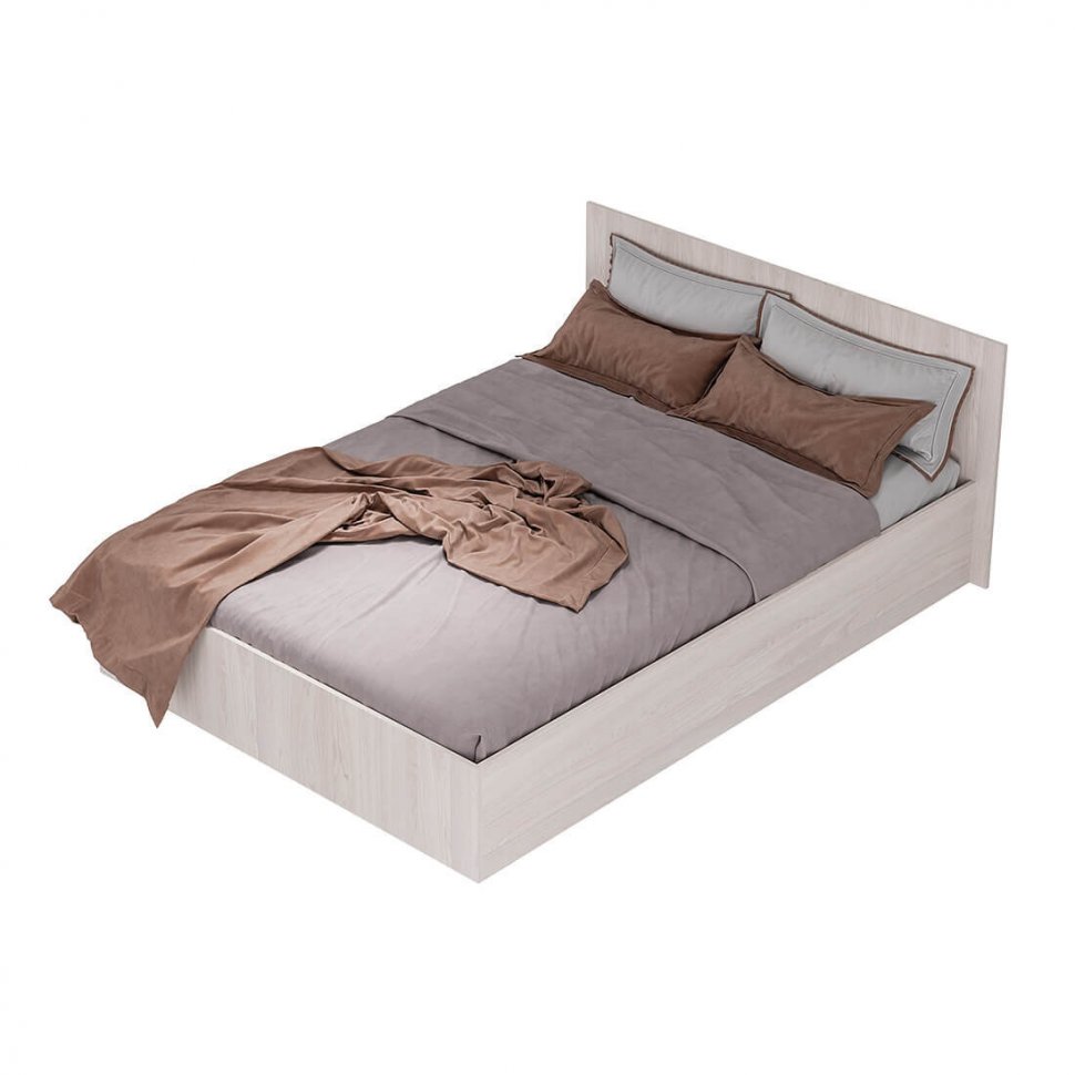Кровать 140х200 Белла КР-11 (БТС) с проложками ДСП
