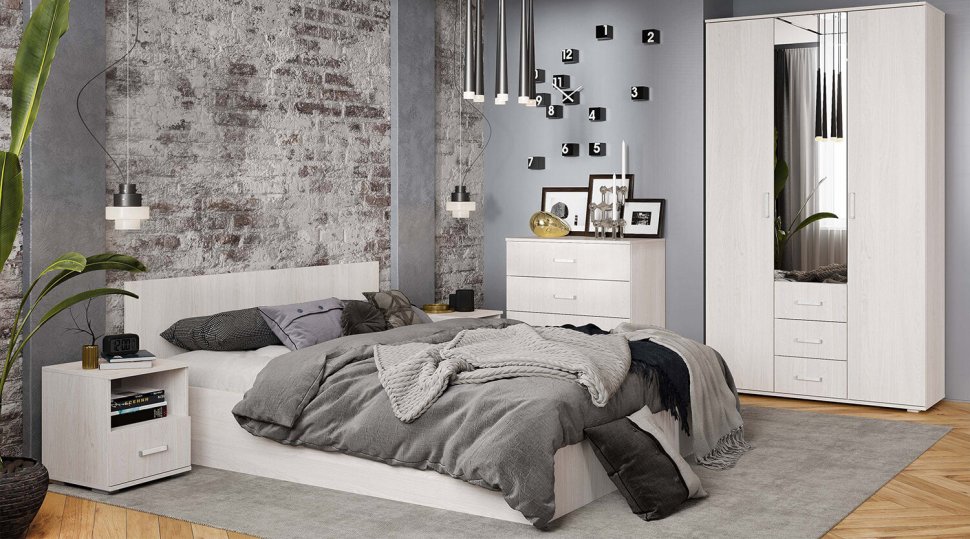 Кровать 140х200 Белла КР-11 (БТС) с проложками ДСП