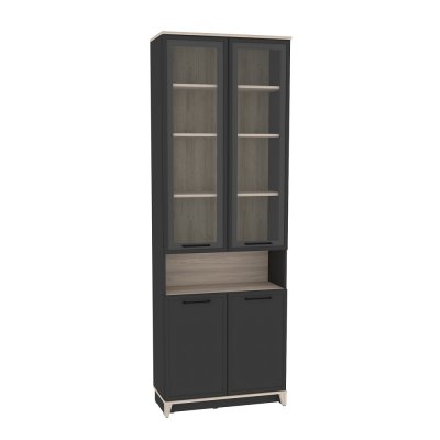 Шкаф для книг Аурелио 7 (Глазов) Антрацит