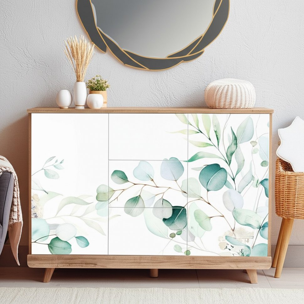 Комод Мегаполис КМ-15 (БТС) Дуб Каньон/Эвкалипт