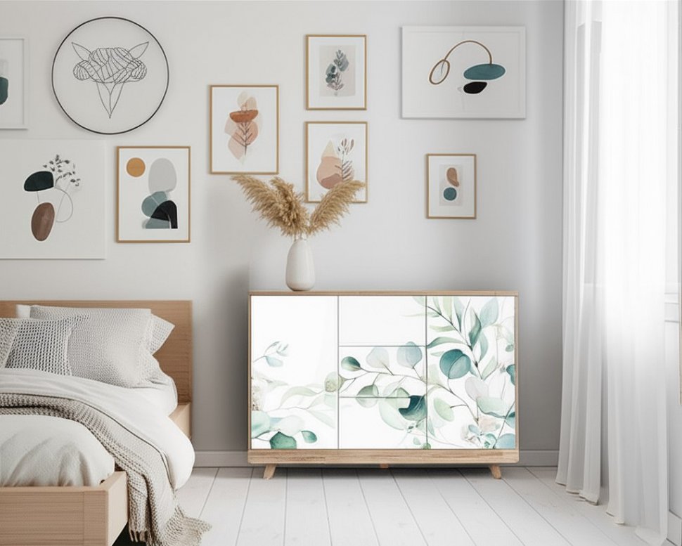 Комод Мегаполис КМ-15 (БТС) Дуб Каньон/Эвкалипт