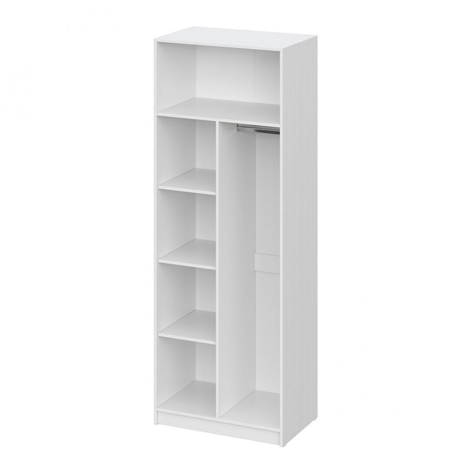 Двухдверный шкаф Берген ШК-800 (Интерьер-Центр) Белое дерево