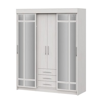 Шкаф-купе Фортуна (Интерьер Центр) 1700 Ясень Анкор светлый