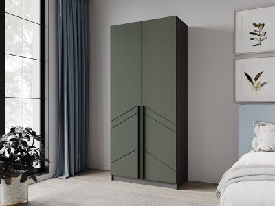 Шкаф Феникс (Северин) 1000 Олива МДФ 2-дверный