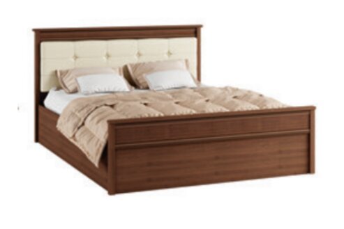 Кровать 160х200 ЛКР-1 (с настилом) Ливорно DOMANI