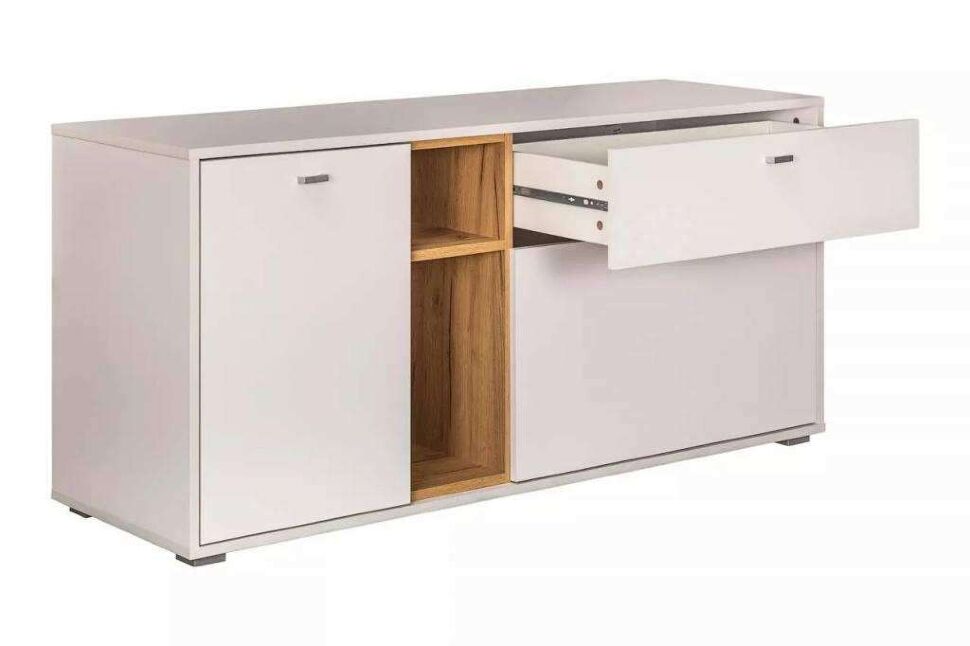 Гостиная Бэль комплектация 2 Дуб золотой / Белый