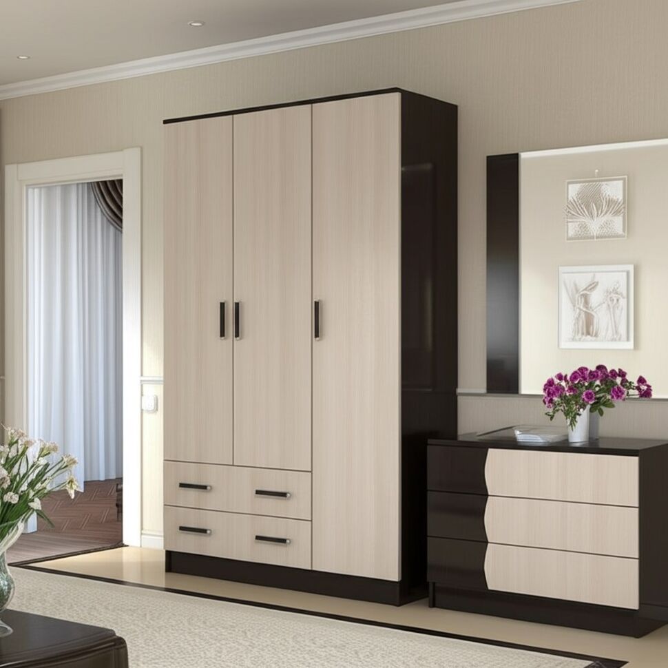 Шкаф трехдверный Лагуна (без зеркала) 1.2 ТЭКС