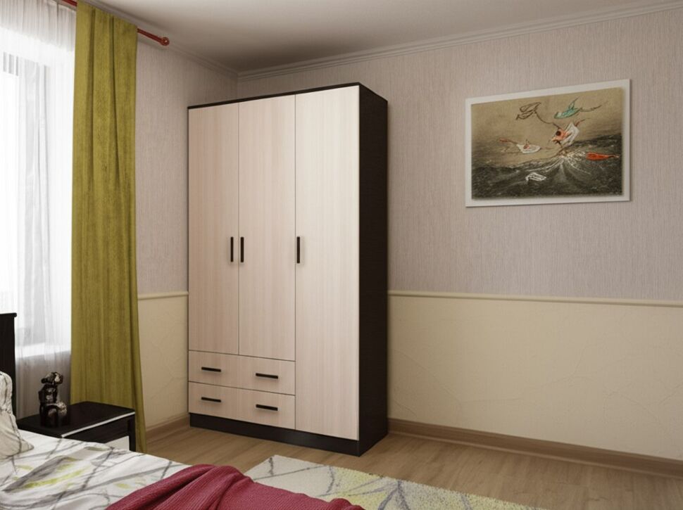 Шкаф трехдверный Лагуна (без зеркала) 1.2 ТЭКС