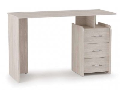 ПКС-8 стол письменный правый ясень светлый