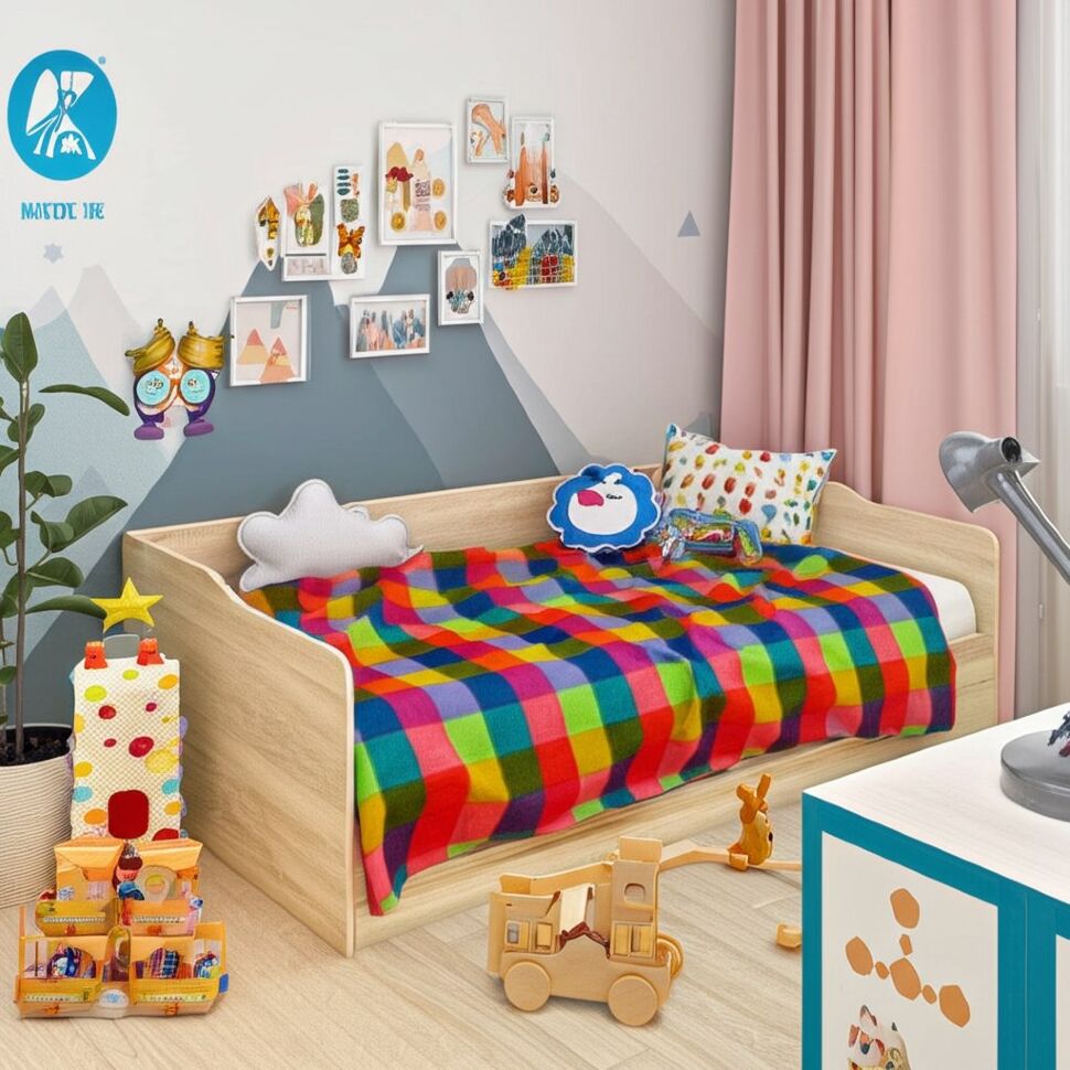 Каркас кровати КР 1 90х200, дуб сонома