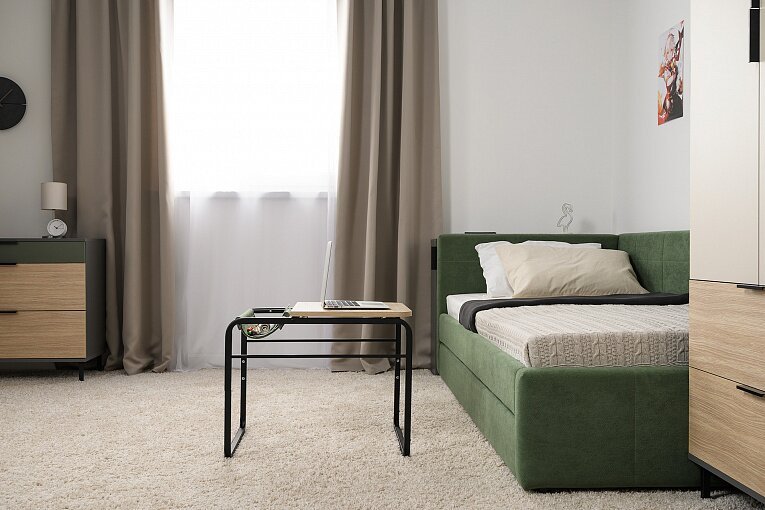 Марвэл Стол журнальный 12.122 Плэйн / Черный