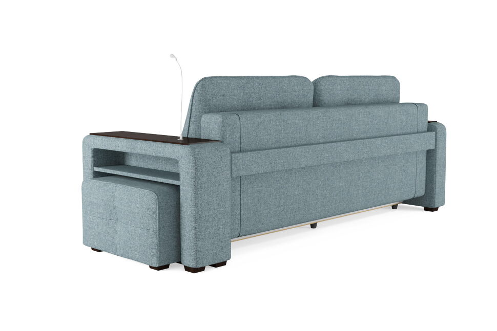 Диван Smart 4 пуф справа Б3-3Т-Б4 СК Рогожка Sherlock 975