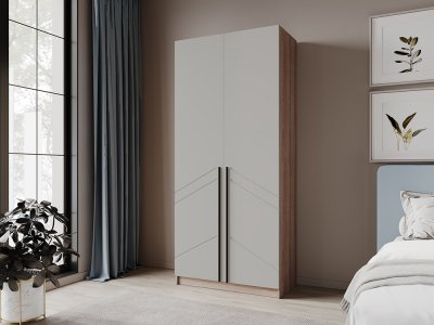 Шкаф Феникс (Северин) 1000 Кашемир МДФ 2-дверный