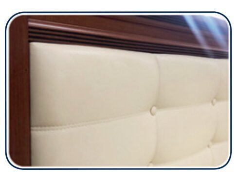 Кровать 140х200 ЛКР-1 (с подъемным механизмом) Ливорно DOMANI Орех донской