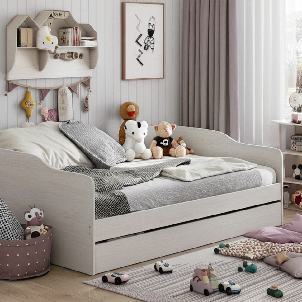 Кровать без основания КР 1 90х200, ясень анкор светлый