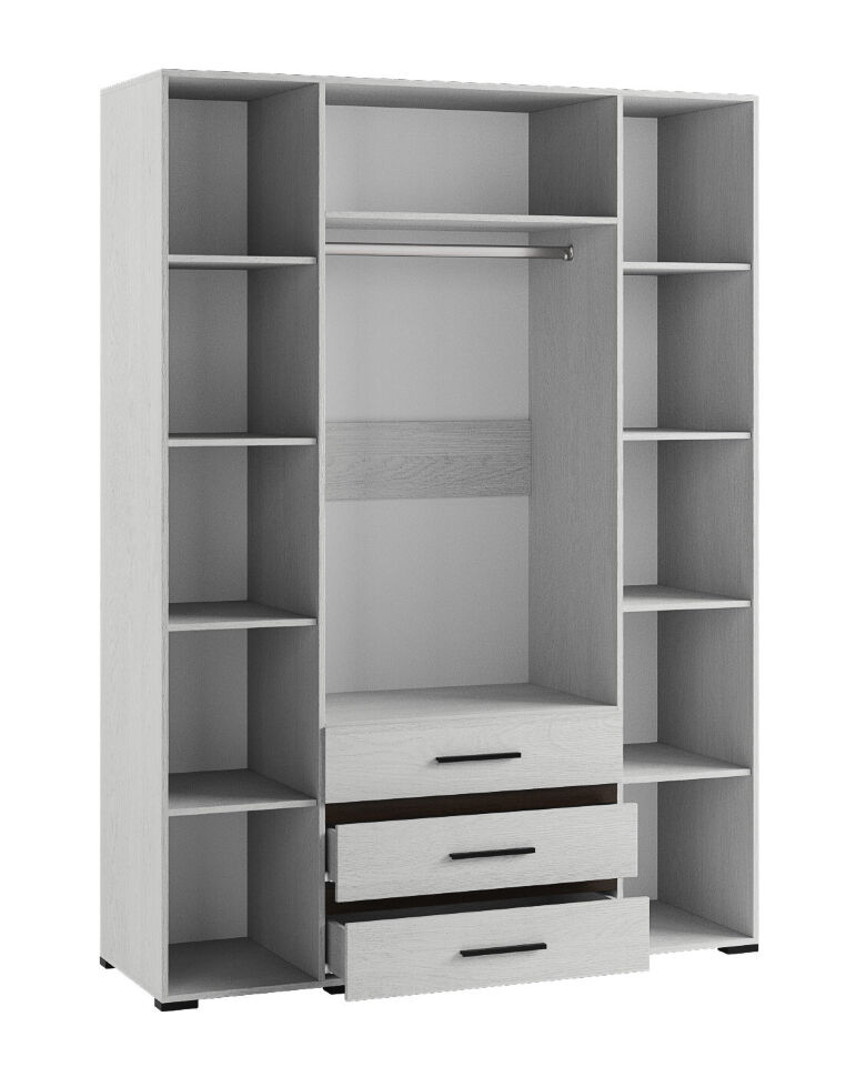 Шкаф четырехдверный Модена МШ-24 (Домани) Ясень Анкор светлый