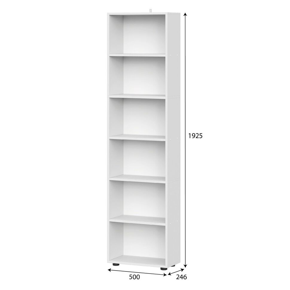 Стеллаж с полками Токио, Белый