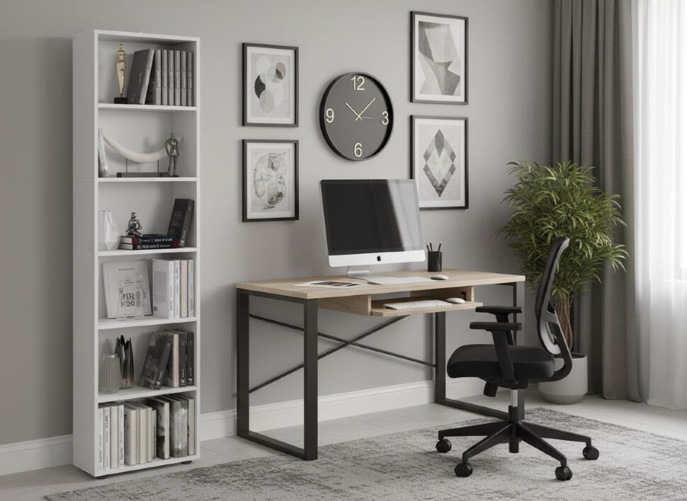 Стеллаж с полками Токио, Белый