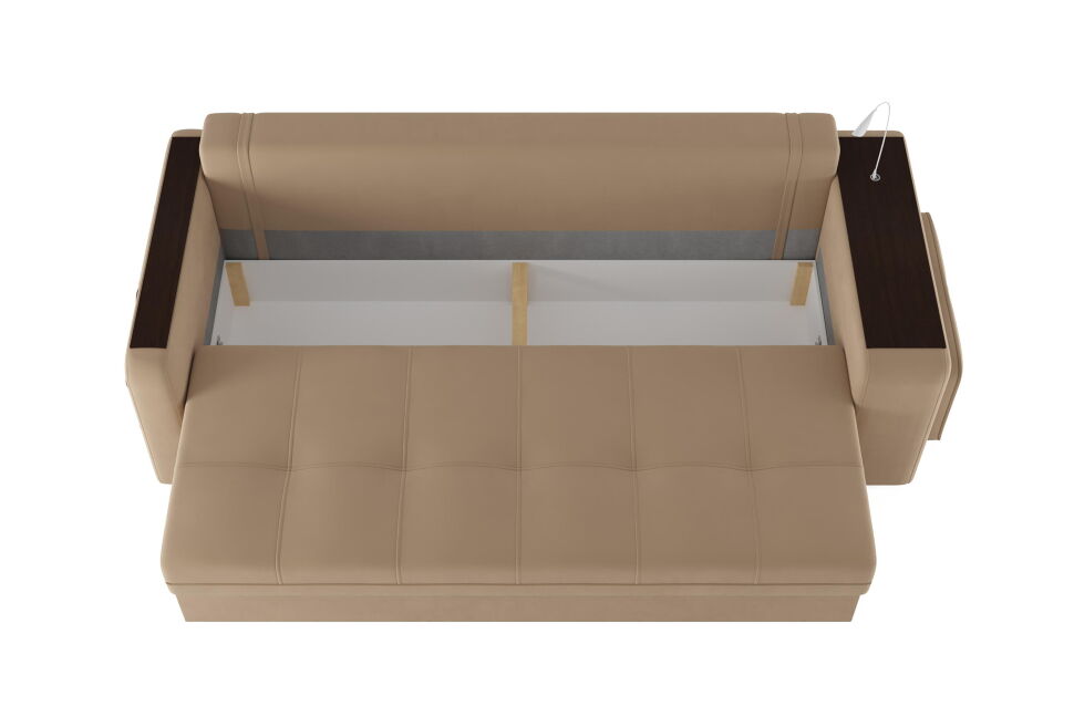 Диван Smart 4 пуф справа Б3-3Т-Б4 СК Велюр Velutto 05