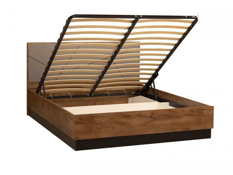 Кровать Гамма с подъемным механизмом 54.15 Таксония/Грей