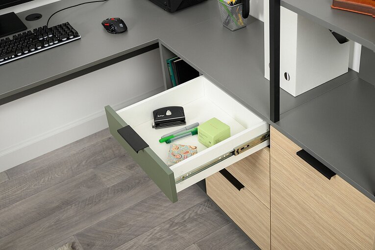 Марвэл Тумба 16.160 Темно - серый / Плэйн / Дымчатый Зеленый