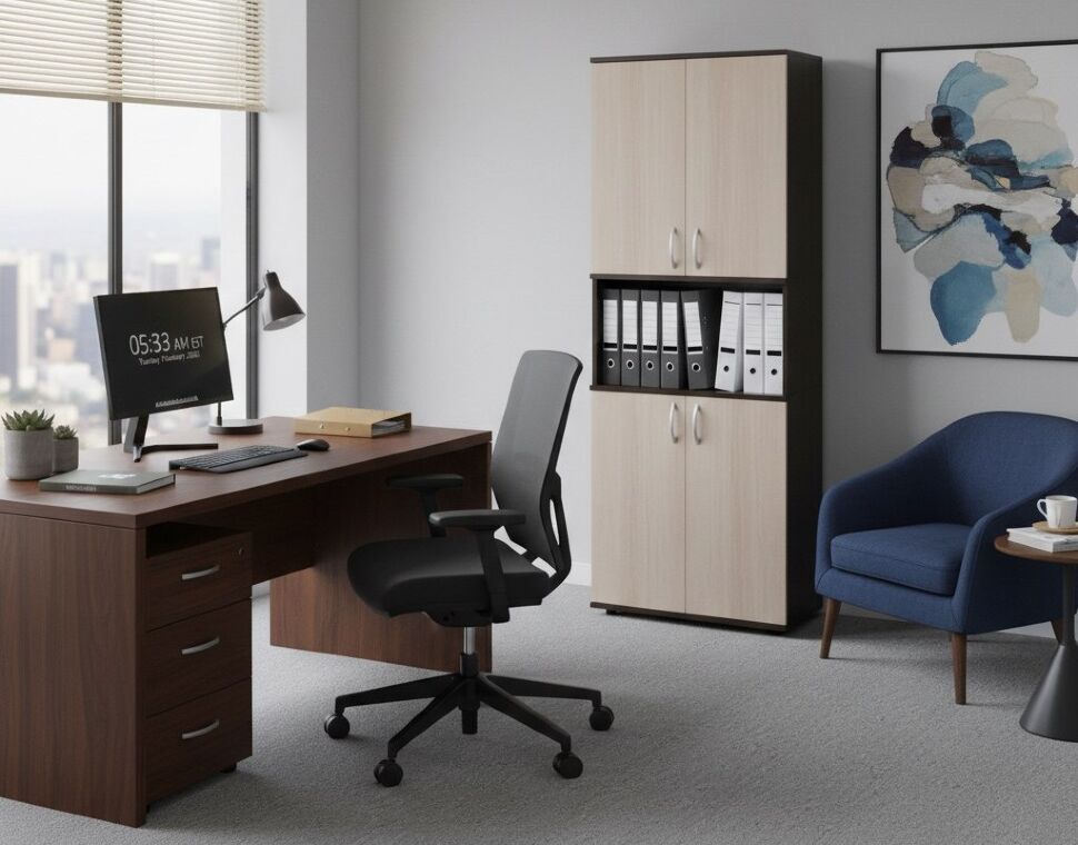 Стеллаж ШУ-22 Венге/Беленый дуб