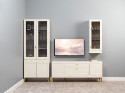 Гостиная Марион-3 Слоновая кость