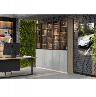 Библиотека Этна (Софт Грей) Комплект