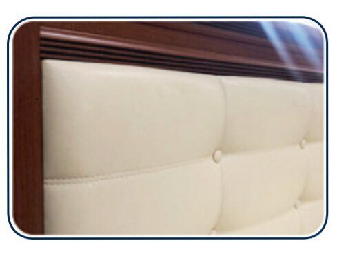 Кровать 140х200 ЛКР-1 (с ортопедическим основанием) Ливорно DOMANI Орех донской