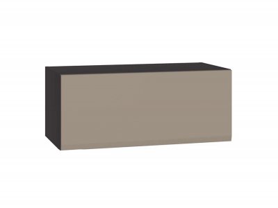 Сидней шкаф навесной 16.314.02 Антрацит / Капучино