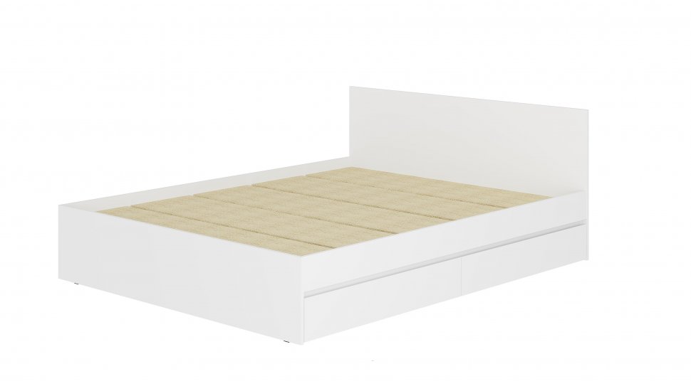Кровать 1,6 м Симпл КР-17, Белый