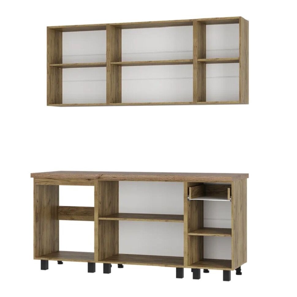 Кухня Тина 1,8 м, Крафт, белый