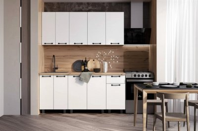 Кухня Тина 1,8 м, Крафт, белый