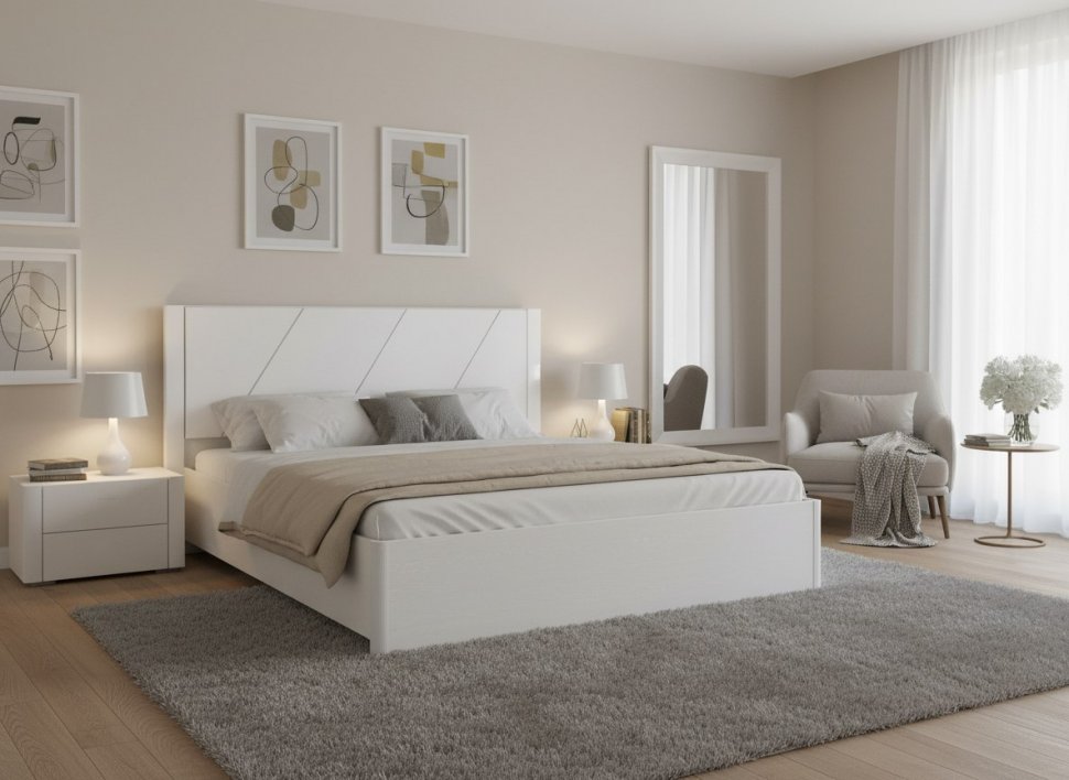 НМ 040.71-01 кровать Summit / белый