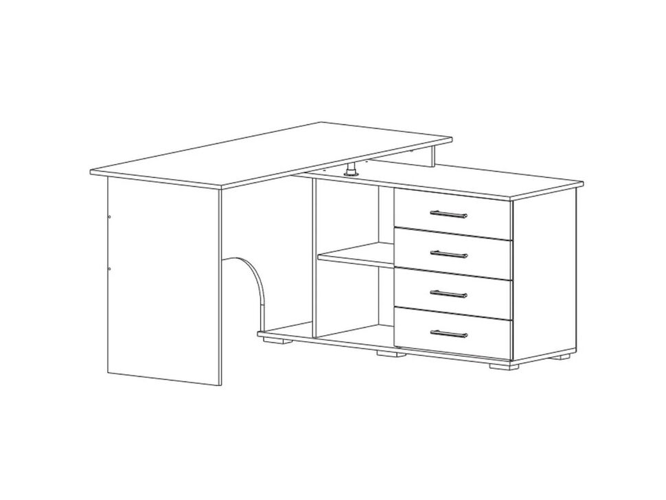 Интел-10 стол компьютерный Бодега Темный