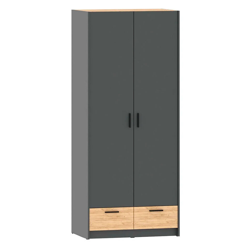 Спальня Оттавия 6 Антрацит / Дуб золотой