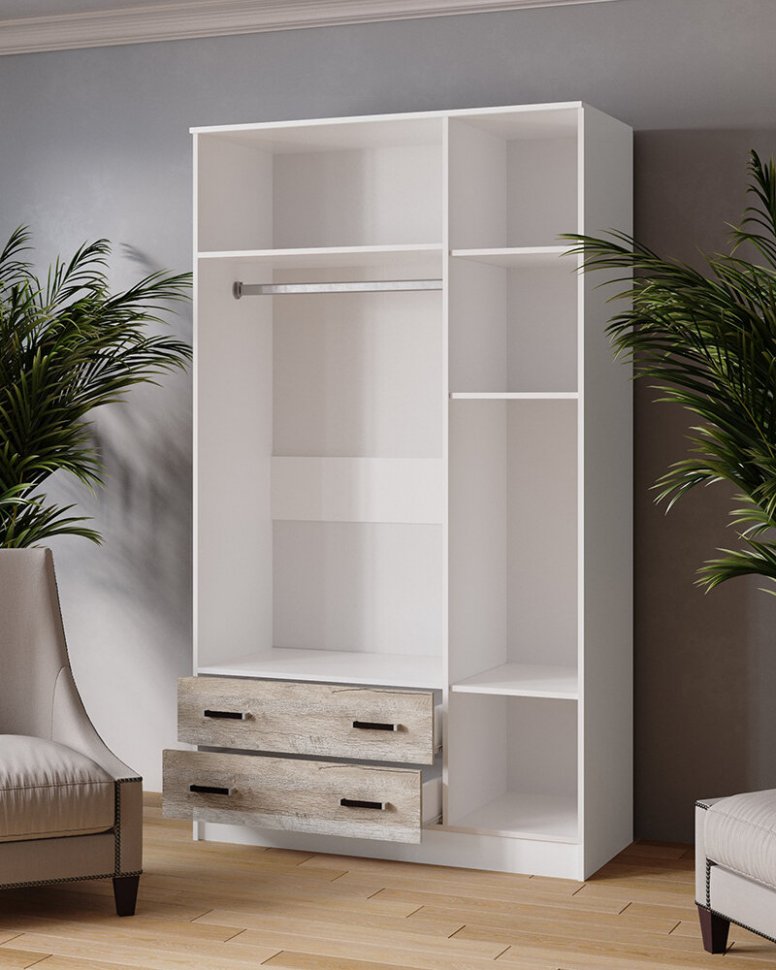 Шкаф трехдверный 1200 Лагуна (ТЭКС) Дуб Юкон