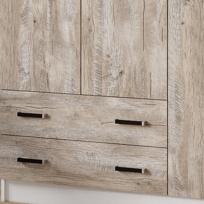 Шкаф трехдверный 1200 Лагуна (ТЭКС) Дуб Юкон