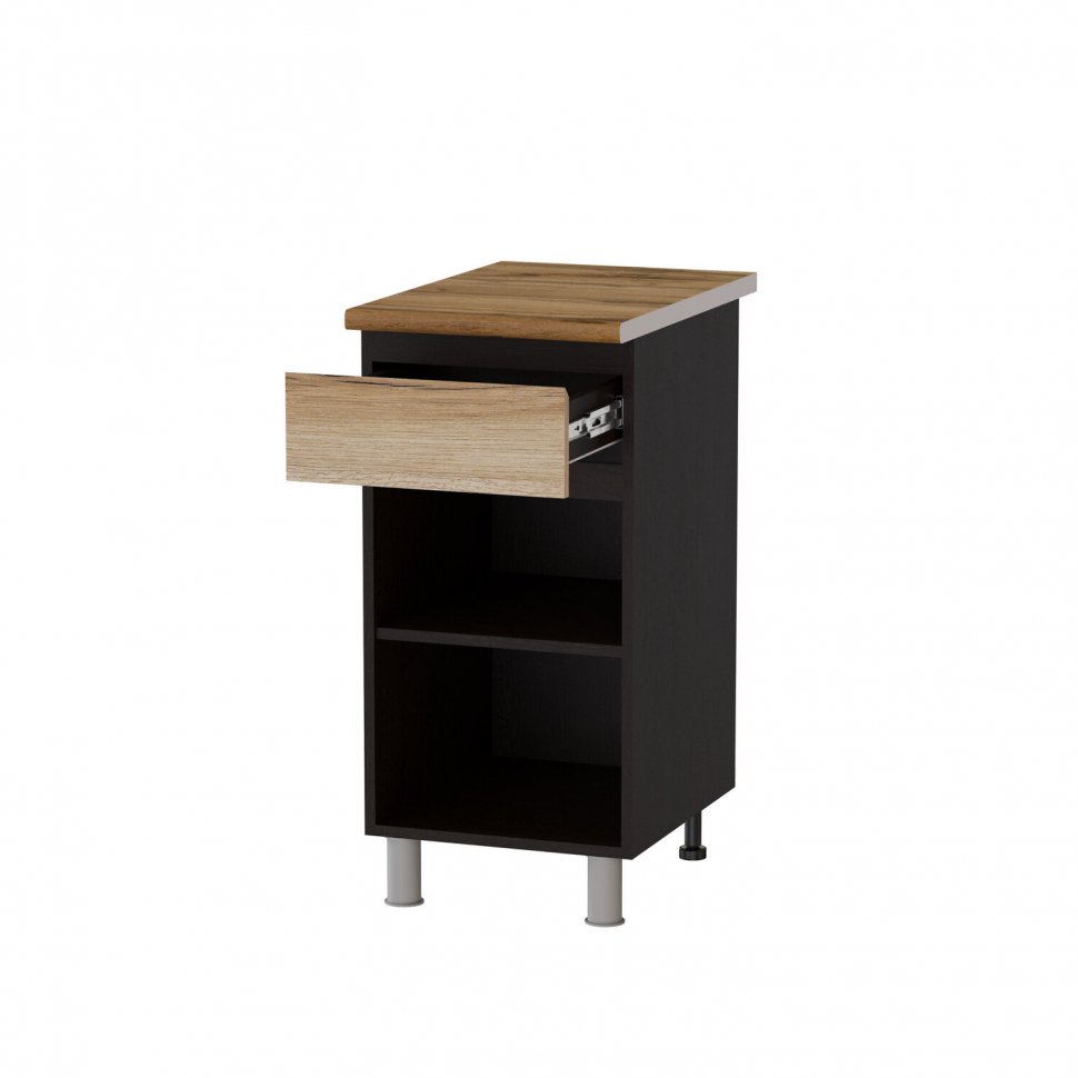 Шкаф кухонный нижний с ящиком 40 Плейона (ТЭКС) П4Р1 Дуб Делано