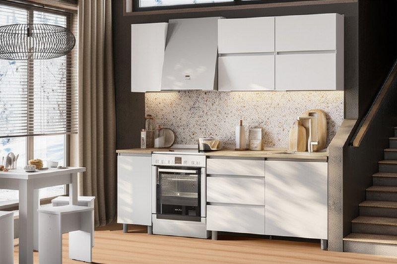 Кухня Токио 1,6 м, Белый