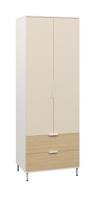 Марвэл Шкаф 16.317.02 Белый PE шагрень / Плэйн / Безмолвная Пустыня