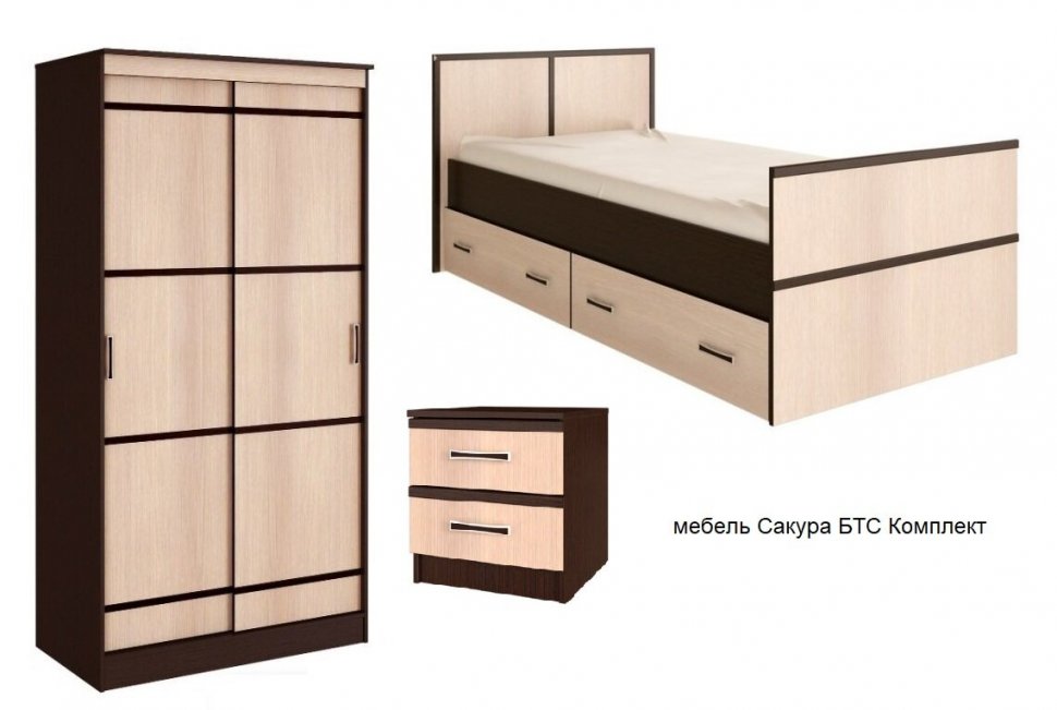 Детская мебель Сакура БТС Комплект