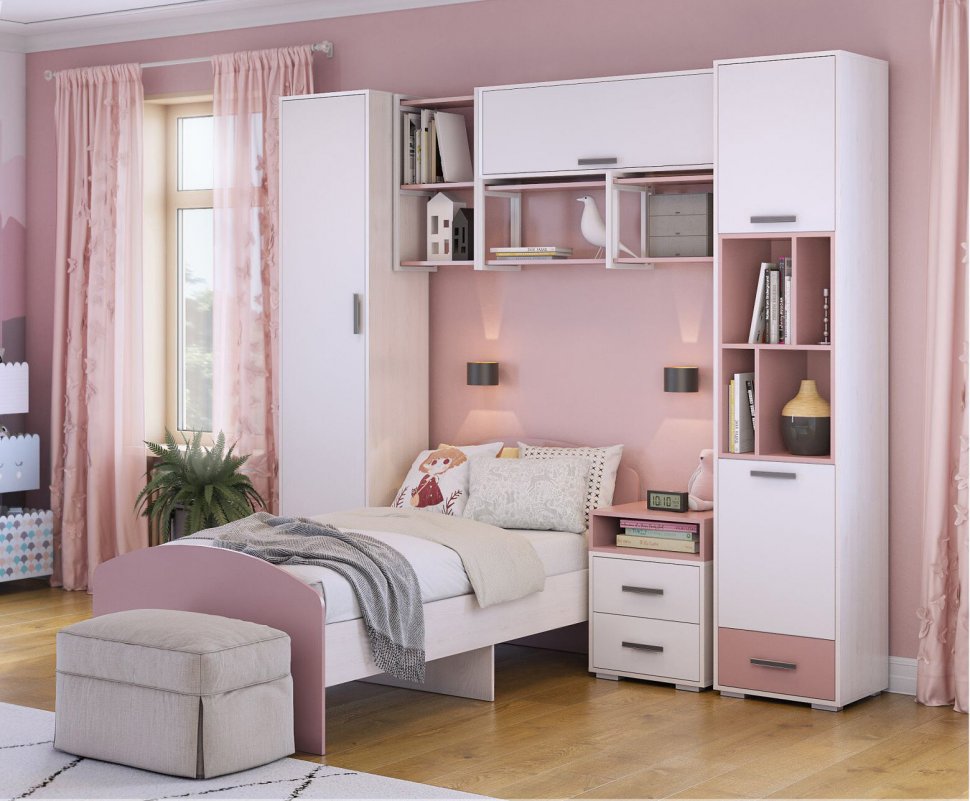 Шкаф для книг с ящиком 450 Лило (MLK)