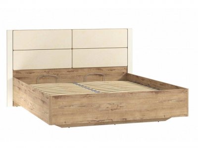 НМ 040.52-01 Кровать Livorno /дуб бунратти / софт панакота
