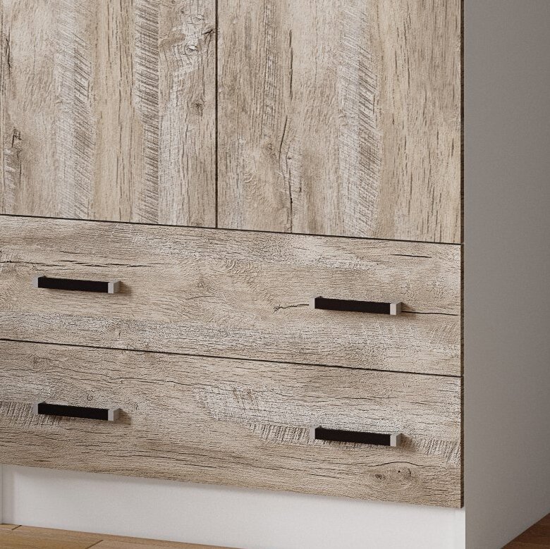 Шкаф двухдверный 800 Лагуна (ТЭКС) Дуб Юкон