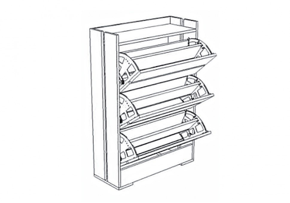 Обувница узкая ЯПТ-1 Ямайка ТЭКС (Ясень шимо)