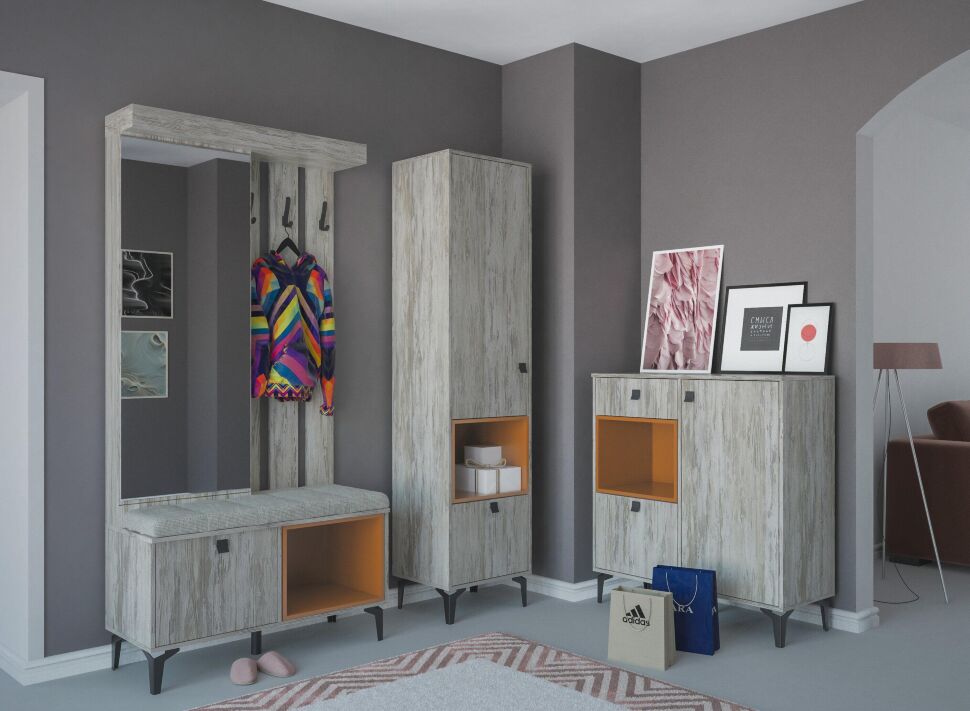 Шкаф-пенал Милан ТЭКС