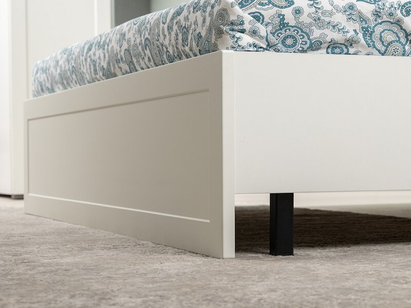 Остин Кровать 11.53 белый/дуб золотой