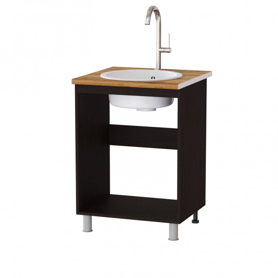 Шкаф под мойку 60 Плейона (ТЭКС) П6М Дуб Делано